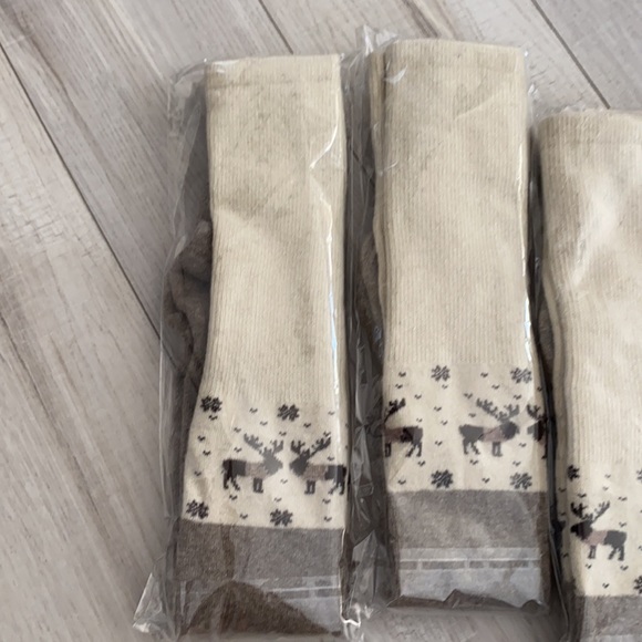 Organic 100% Sheep Wool Thigh High Socks - Picture 4 of 6